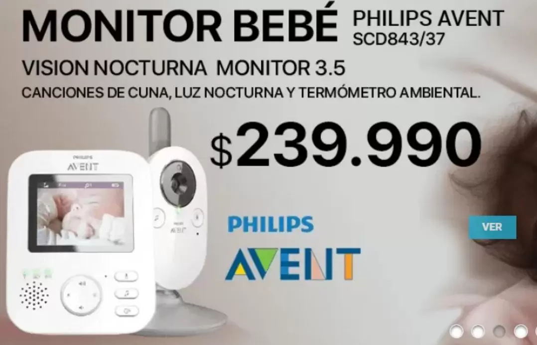 Philips - Monitor Bebé Avent
