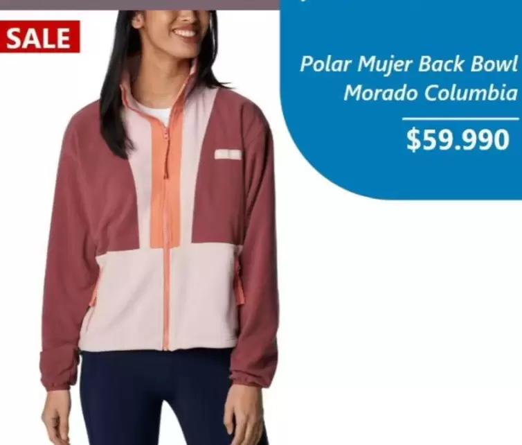 Columbia - Polar Mujer Back Bowl Morado