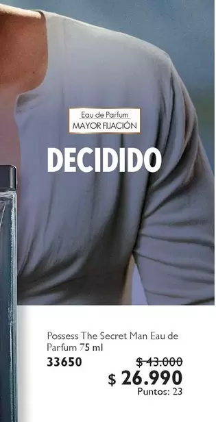 Secret - Poscess The  Man Eau De Parfum 75 Ml