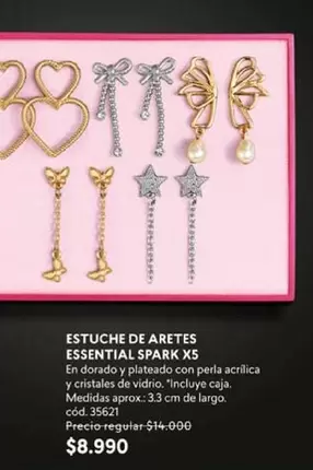 Perla - Estuche De Aretes Essential Spark Xs