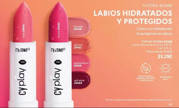 Karite - Hydra Bomb Labios Hydratados Y Proteggidos