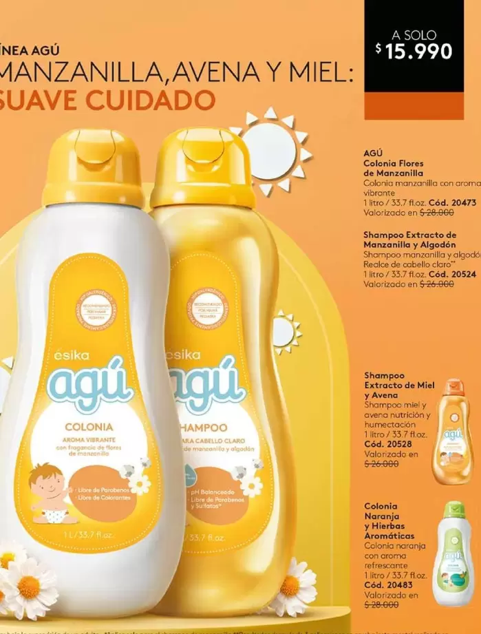 Arom - Agui - Manzanilla, Avena Y Miel: Suave Cuidado