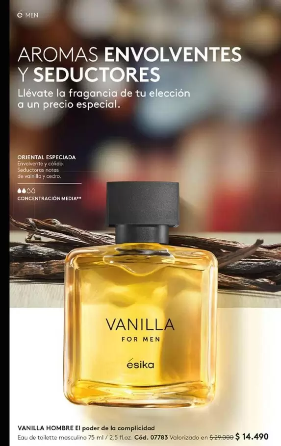 Vanilla Homme E 1 Pour Du La Compliciada