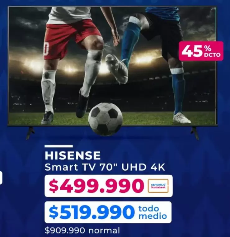 Hisense - Smart Tv 70" UHD 4K