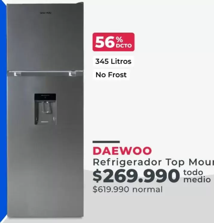 Daewoo - Refrigerador Top Mouse