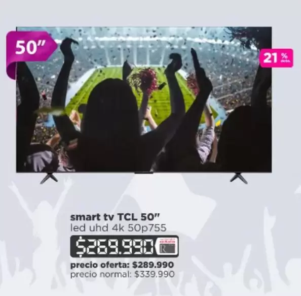 TCL - Smart Tv 50"