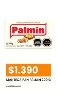 Pan - Palmin - Manteca