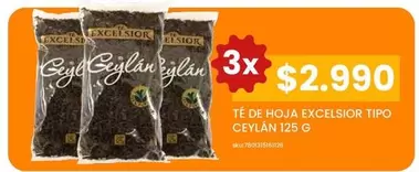 Ceylán - Ceylan - Té De Hoja Excelsior Tipo