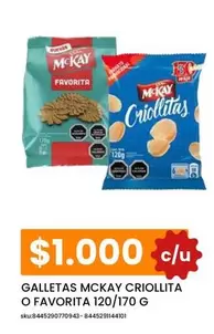 Criollitas - Mckay - Galletas Criollita O Favorita
