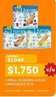 Livean - Cereal En Barra