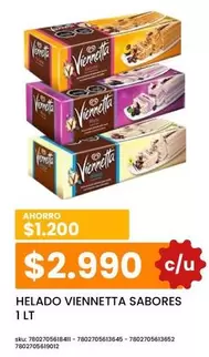 Viennetta - Sabores - Helado