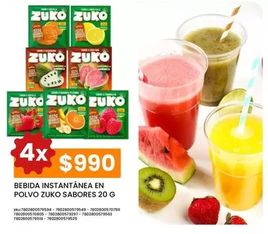 Zuko - Bebida Instantanea En Polvo