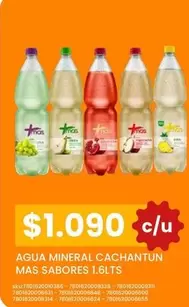 Cachantun - Agua Mineral Mas Sabores