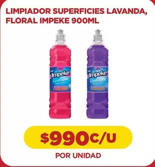 Impeke - Limpiador Superficies Lavanda, Floral