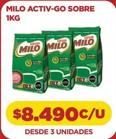 Milo -  Activ-Go Sobre