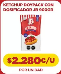 JB - Ketchup Doypack Con Dosificador
