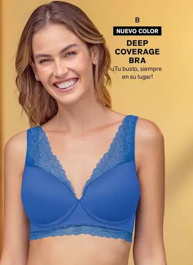 Deep Coverage Bra - Nuevo Color