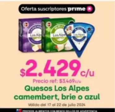 Alpes - Quesos Los  Camembert, Brie O Azul