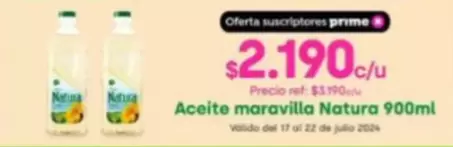 Maravilla - Aceite  Natura