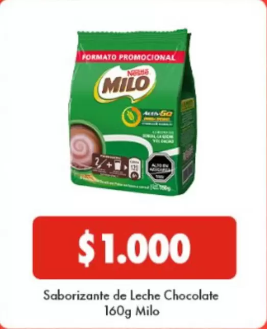 Milo - Saborizante De Leche Chocolate