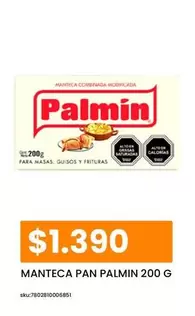 Pan - Palmin - Manteca
