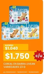 Livean - Cereal En Barra