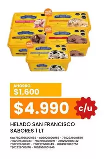 San Francisco - Sabores - Helado
