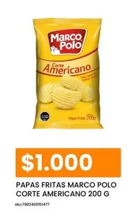 Marco Polo - Marco - Papas Fritas Pollo Corte Americano