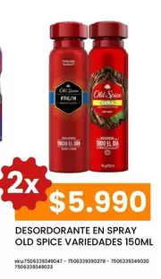 Old Spice - Desordorante En Spray
