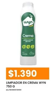 Wyn - Limpiador En Crema
