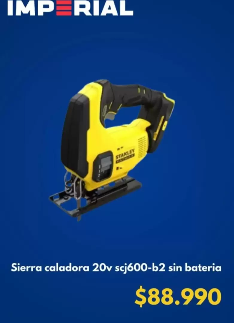 Imperial - Sierra Caladora 20v Scj600-b2 Sin Bateria