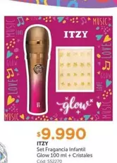 Itzy - Set Fragancia Infantil Glow 100 Ml + Cristales