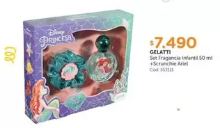 Ariel - Gelati - Set Fragncial Infantil +Scrumchie