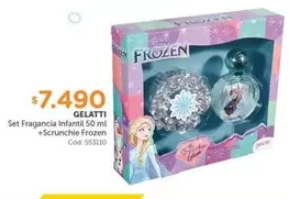 Gelatti - Set Fragancia Infantil +Scrunchie Frozen