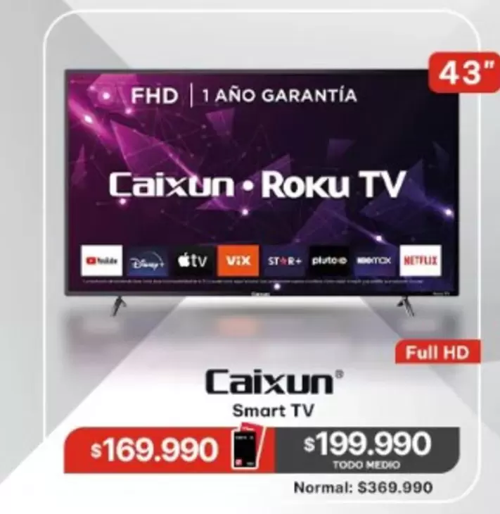 Roku - Caixun - Smart Tv