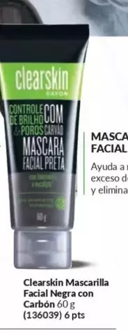 Clearskin - Mascarilla Facial Negra Con Carbon