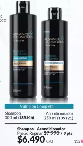 Advance Techniques - Acondicionador - Shampoo