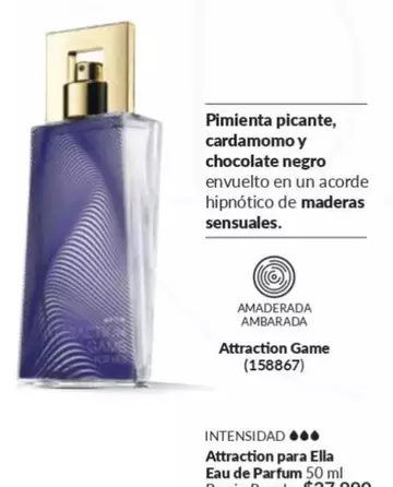 Attraction - Pimiento Picante, Cardamomo Y Chocolate Negro
