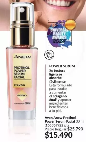 Anew -  Prothol Power Serum Facial 30 Ml