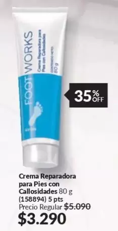 Foot Works - Crema Reparadora Para Pies Con Callosidades