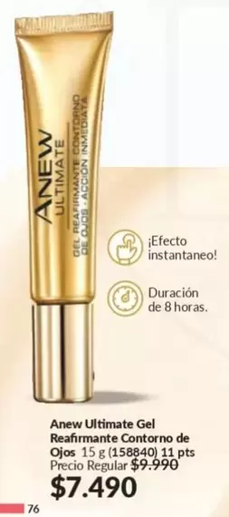 Anew - Ultimate Gel Resifirmante Contorno De Olo