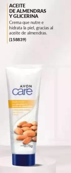 Avon Care - Aceite De Almendras Y Glicerina