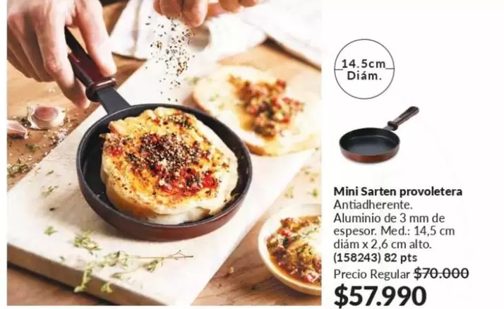 Mini Sarten Provoltera