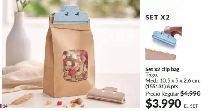 Set X2 Clip Bag