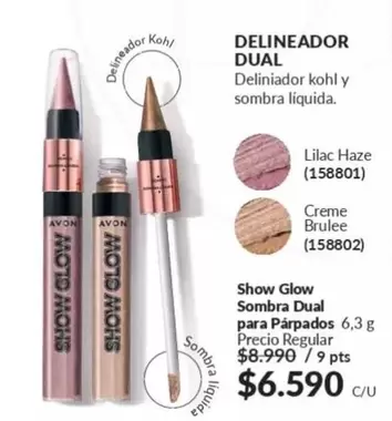 Show Glow Sombra Dual Para Parrados