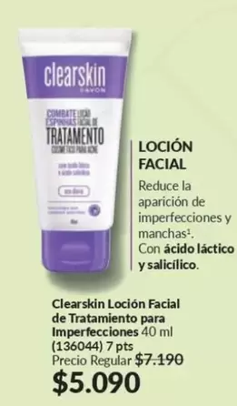 Clearskin - Loción Facial De Tratamiento Para Imperfecciones