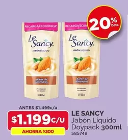 Le Sancy - jabon liquido doypack 300ml
