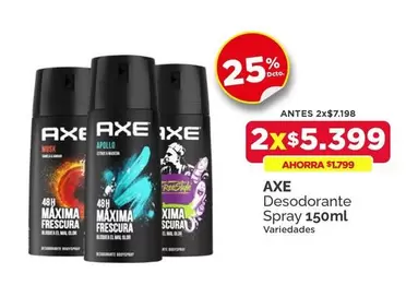 Axe - Desodorante Spray
