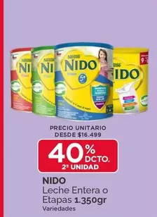 Nido - Leche Entera O Etapas