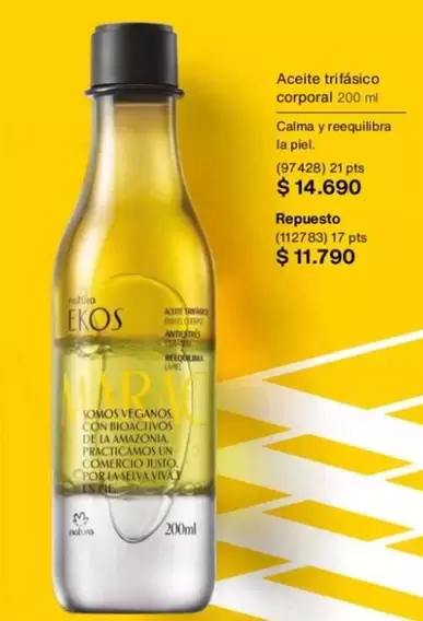 Calma - Aceite Trifasico Corporal